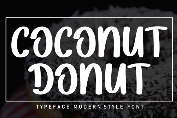 Coconut Donut: A Sweet, Handwritten Font for Polished Branding