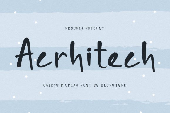Elevating Handmade Designs with the Acrhitech Script Font