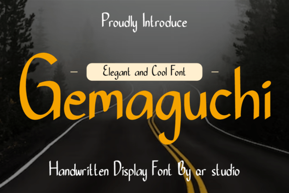 Gemaguchi: A Bold Display Font for Authentic Editorial Design
