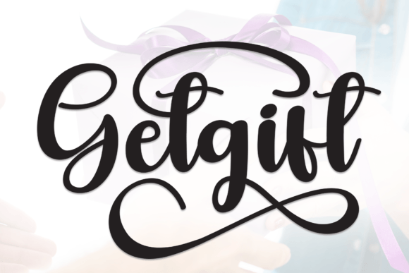 Getgift: A Sweet Handwritten Font for Crafters and Small Business Designers