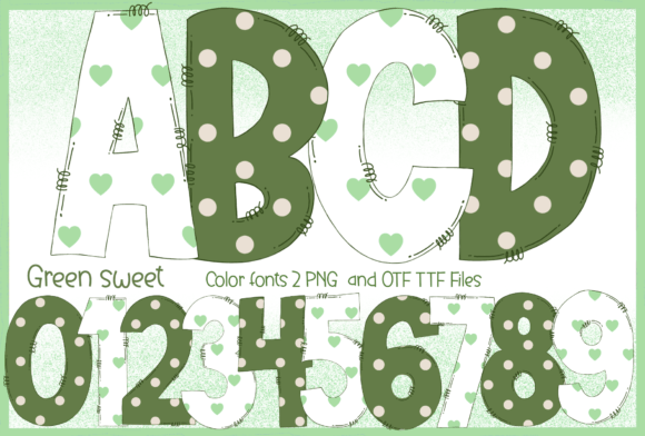 Green Sweet: How a Color Display Font Can Elevate Your Campaign Visuals