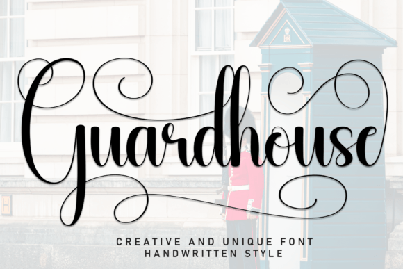 Guardhouse: A Sweet Handwritten Font for Polished Branding