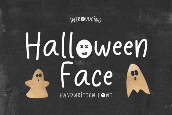 Halloween Face Font: A Spooky Touch for Editorial Design