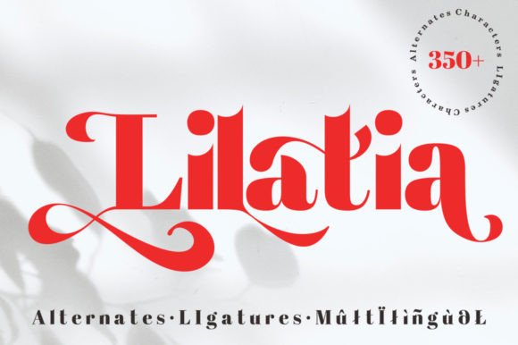 Lilatia: Elevating Campaign Visuals with Elegant Serif Typography