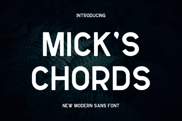 Mickschords Font: A Modern Sans Serif for Consistent, Professional Branding