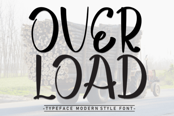 Over Load: A Sweet Handwritten Font for Modern Web Design