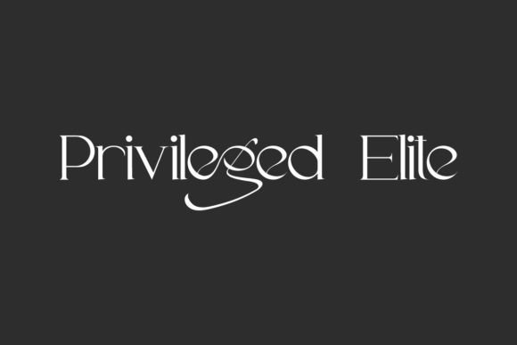 Privileged Elite: Elevating Editorial Design with Elegance