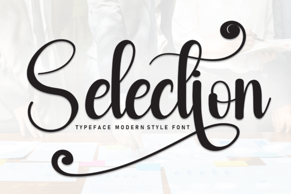 Selection: A Sweet Script Font for Editorial Design and Digital Publishing