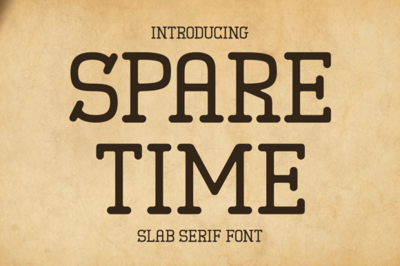Strengthen Your Brand with the Spare Time Font