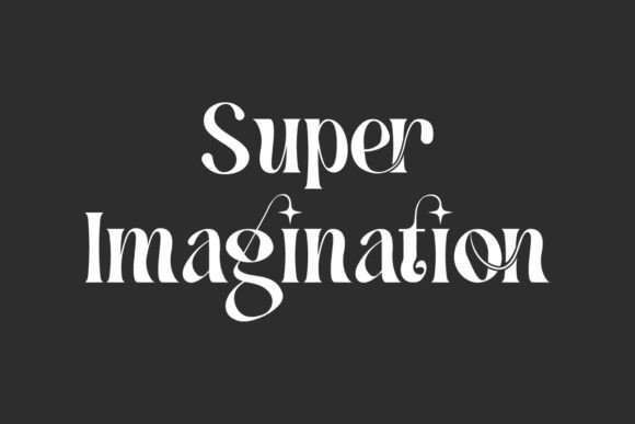 Super Imagination: A Modern Serif Font for Bold Digital Campaigns