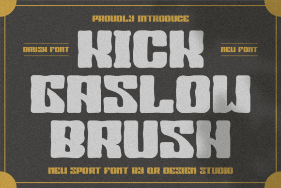 Using Kick Gaslow Brush to Add Bold Personality to Web Typography