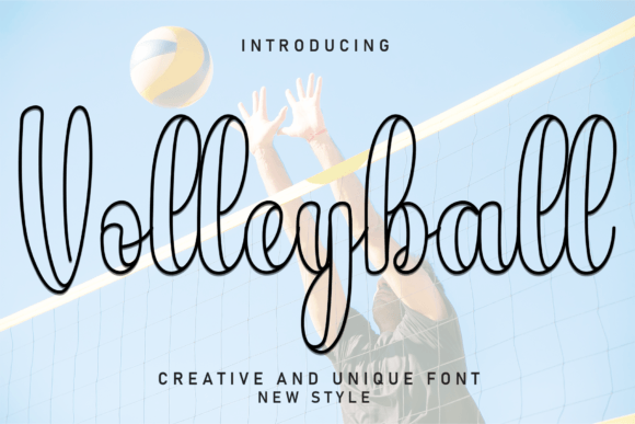 Volley Ball: A Sweet Script Font for Modern Editorial Design